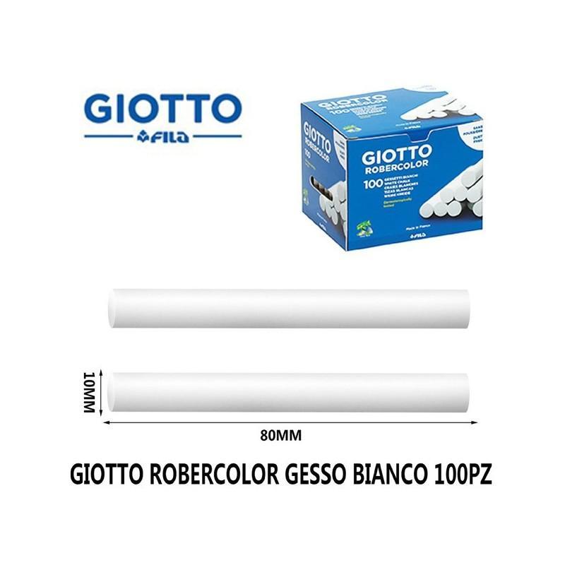 Gessetti Giotto Robercolor bianco confezione da 100