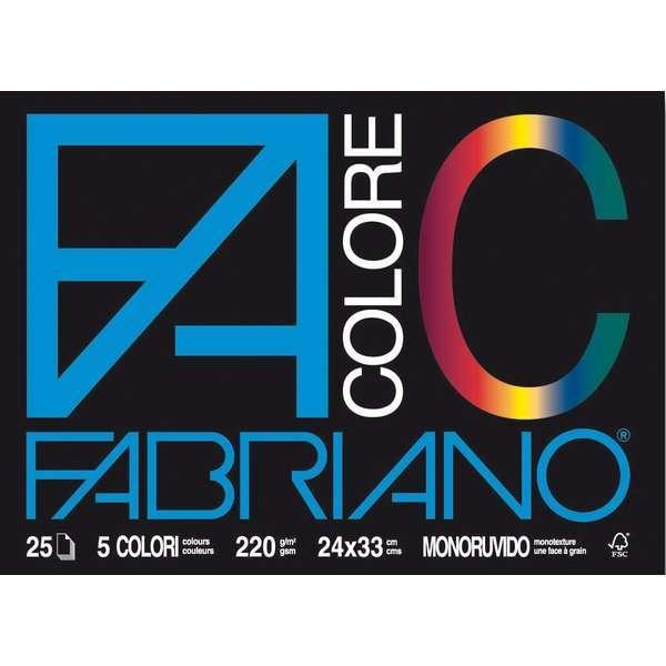 Album da disegno Fabriano colore monoruvido 24x33 da 25
