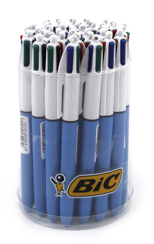 Penna a sfera Bic 4 colori Original 1mm confezione da 36