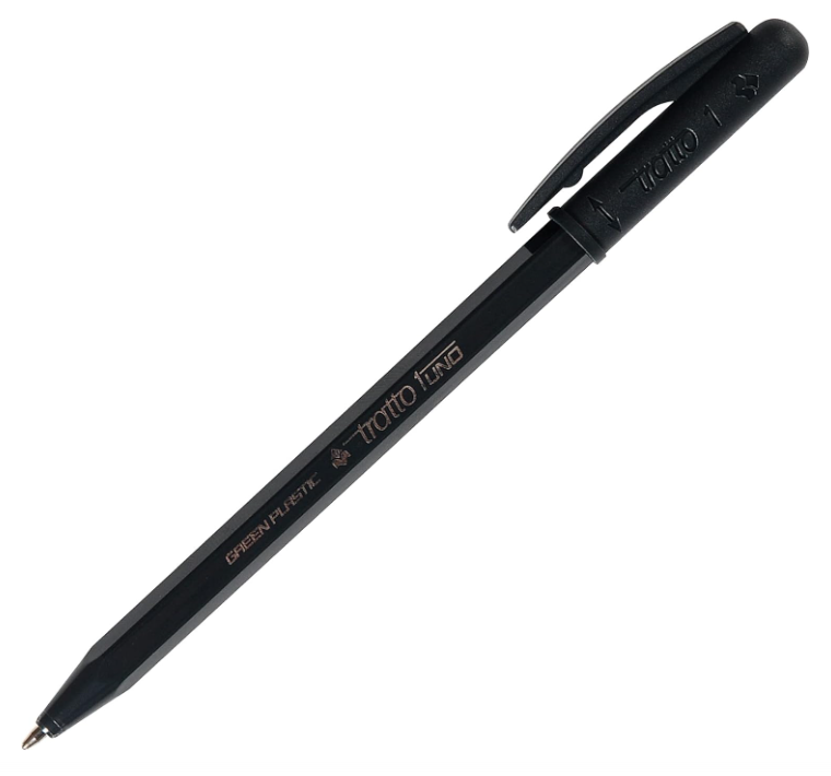 Penna a sfera Tratto 1uno Nero punta media 1mm confezione da 50