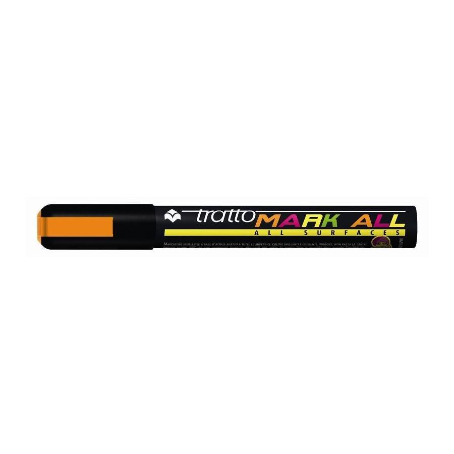 Marcatore Tratto mark all arancione fluo confezione da 12