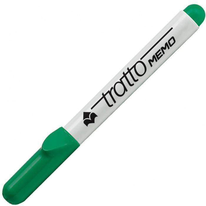 Marcatore lavagna Tratto memo verde confezione da 12
