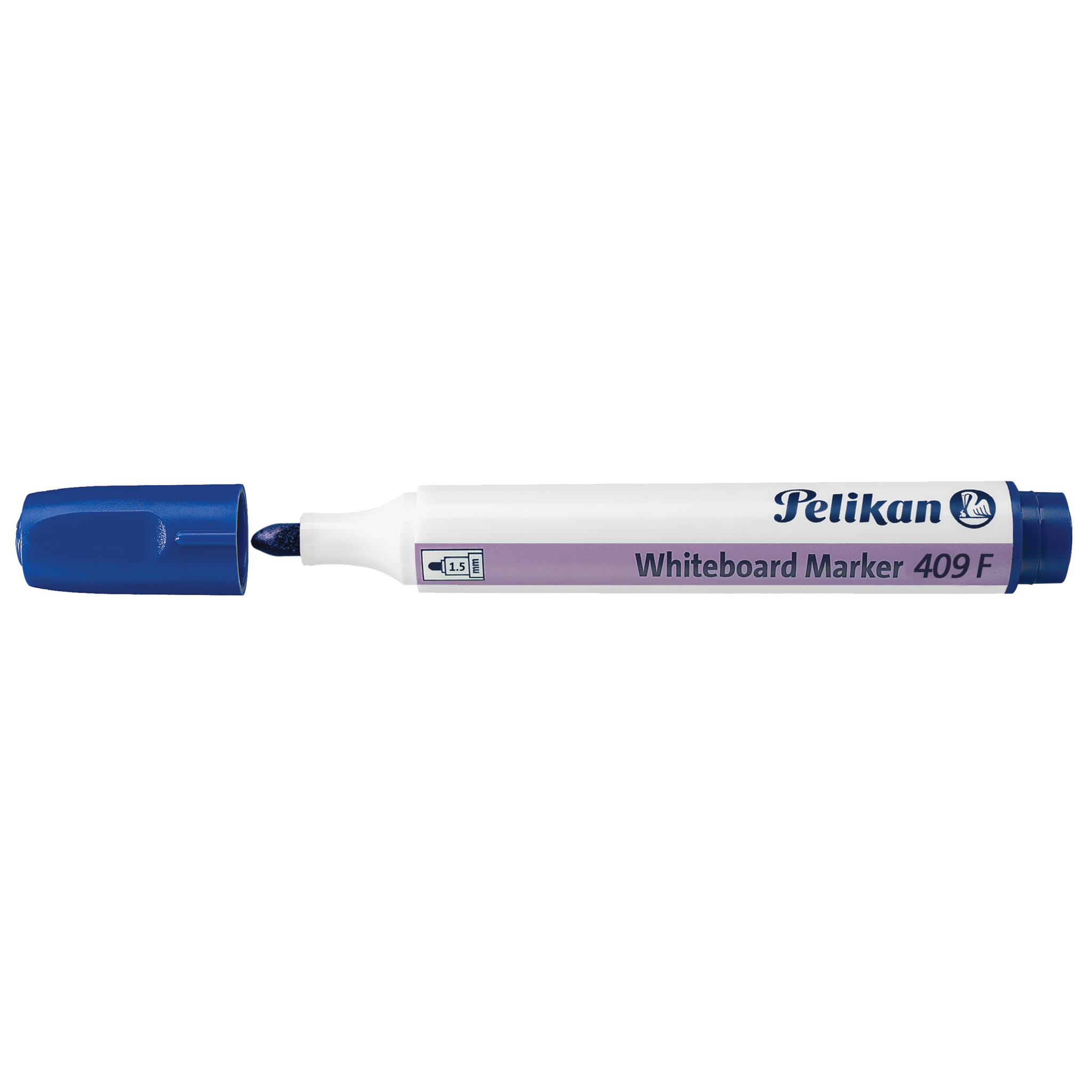 Marcatore per lavagna Pelikan Whiteboard Marker 409F Blu confezione da 10