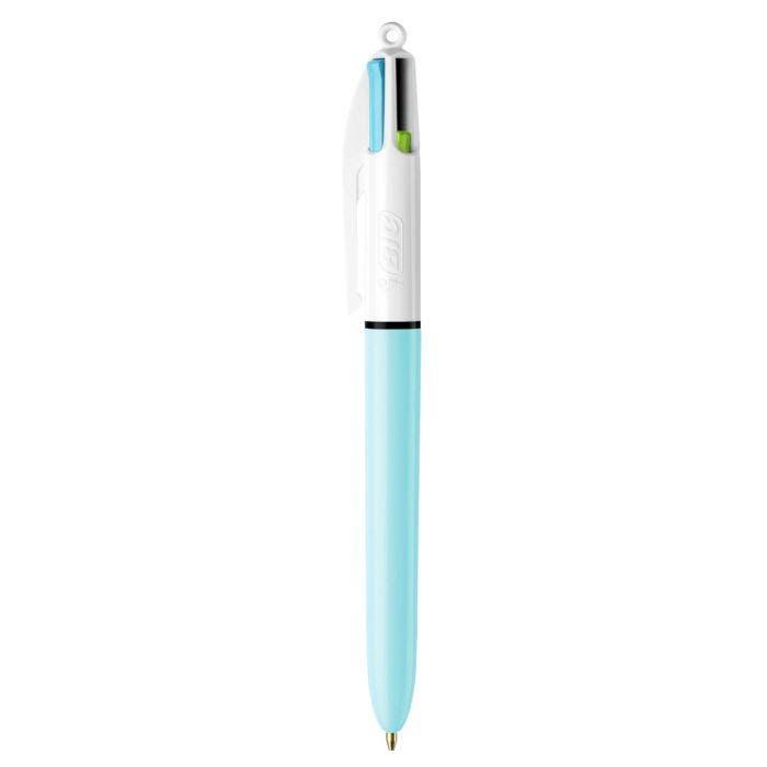 Penna a sfera Bic 4 colori Fun 1mm confezione da 12