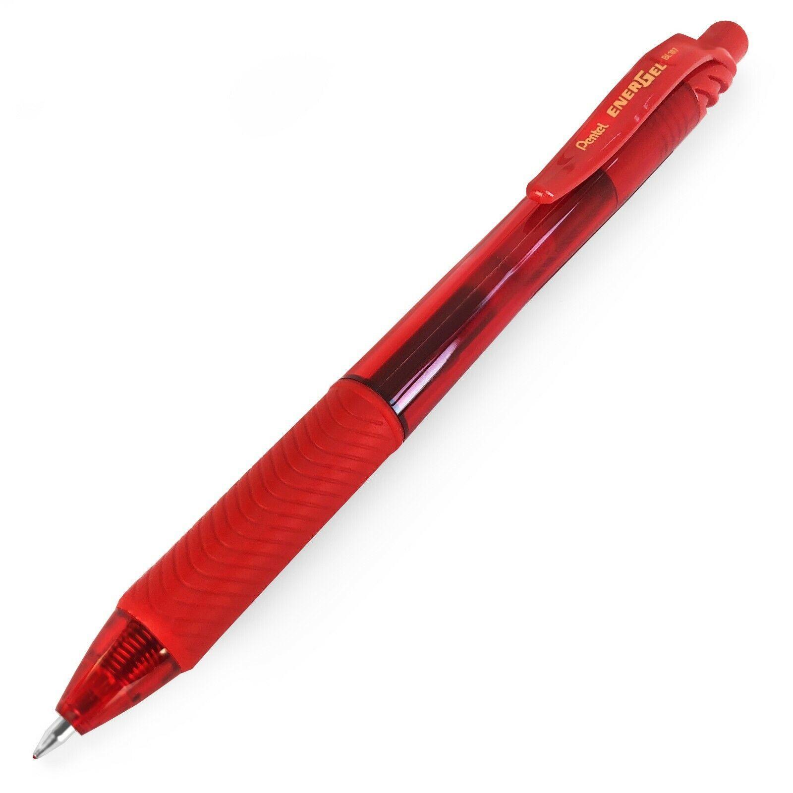 Penna a scatto Pentel Energel X BL107 Rosso 0.7mm confezione da 12