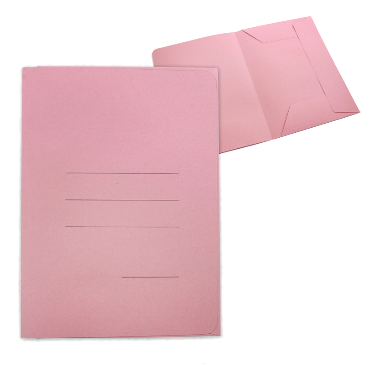 Cartelle 3 lembi Zaffiro rosa f.to 33.5 x 25 cm confezione da 50