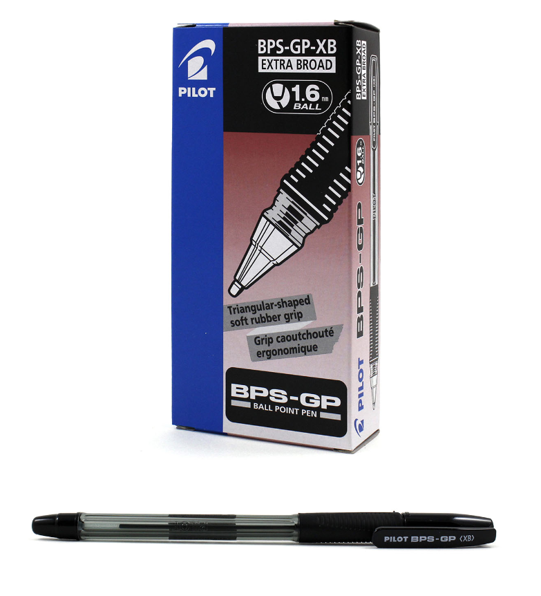 Penna a sfera Pilot extra broad nera GPS-GP-XB 1.6 confezione da 12