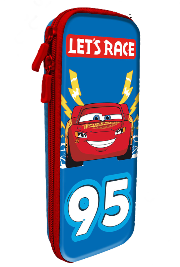 Astuccio cars 3D con zip