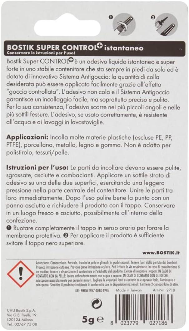 Silicone Bostik super control+ 5g