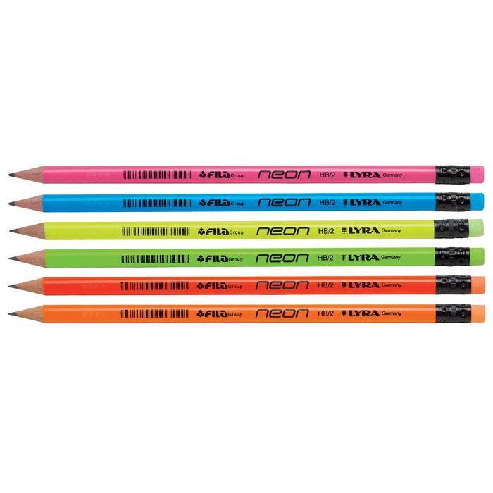 Matite Lyra neon HB2 confezione da 96
