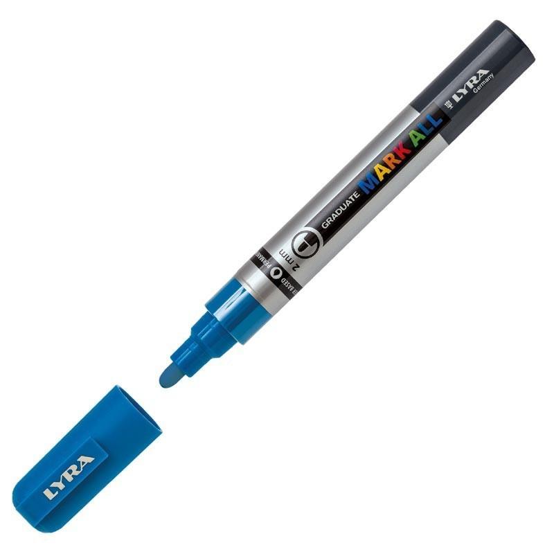 Marcatore Lyra mark all 2mm azzurro confezione da 6