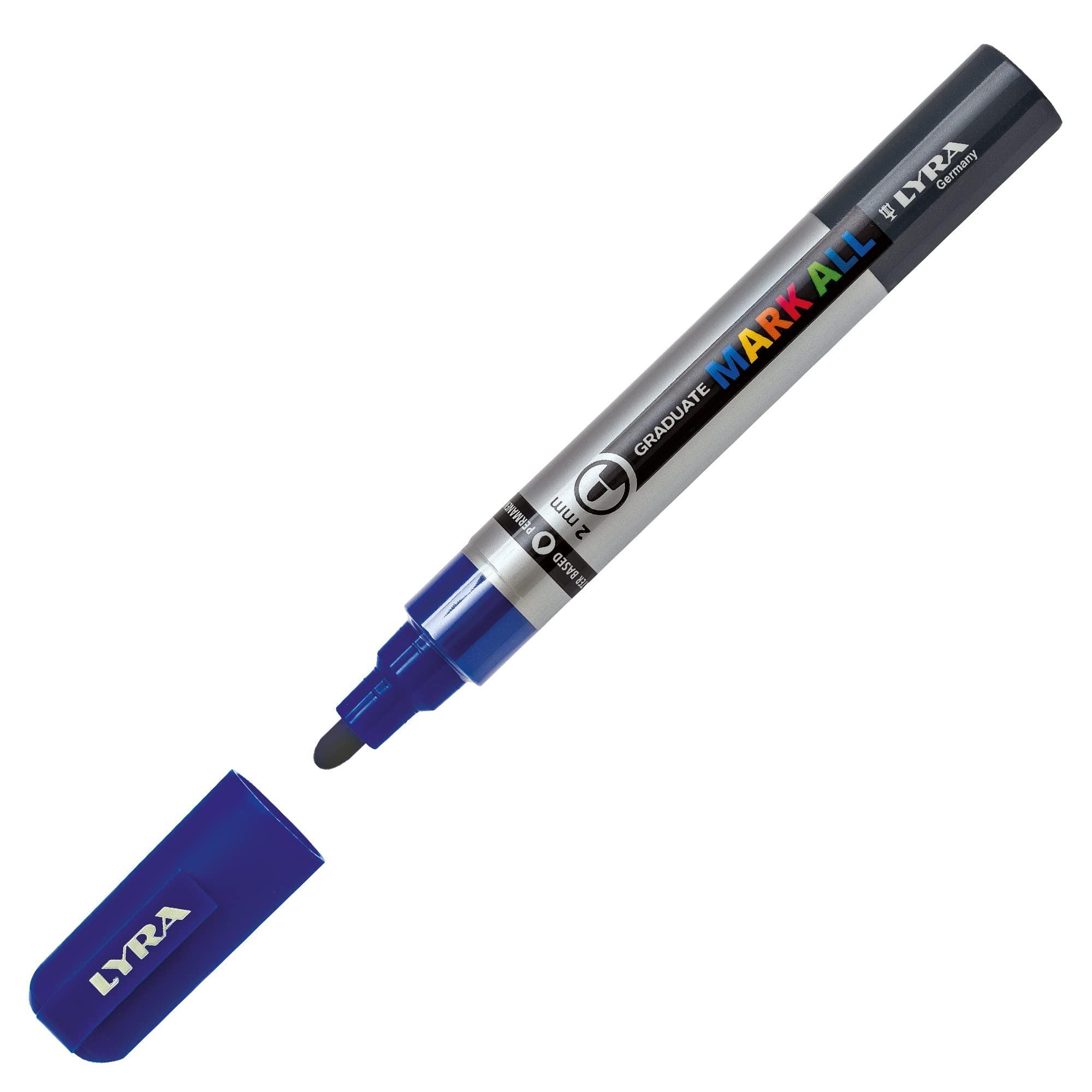 Marcatore Lyra mark all 2mm blu scuro confezione da 6