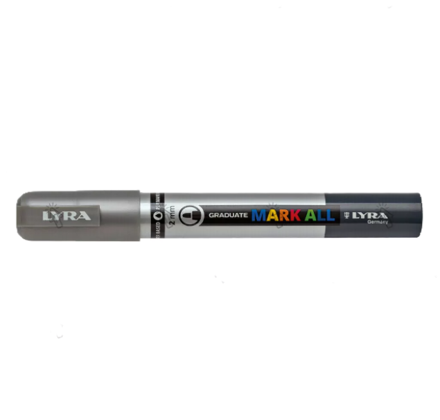 Marcatore Lyra mark all 2mm argento confezione da 6