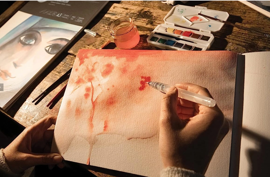 Blocco da disegno aqva nova watercolor A4 da 12 fogli