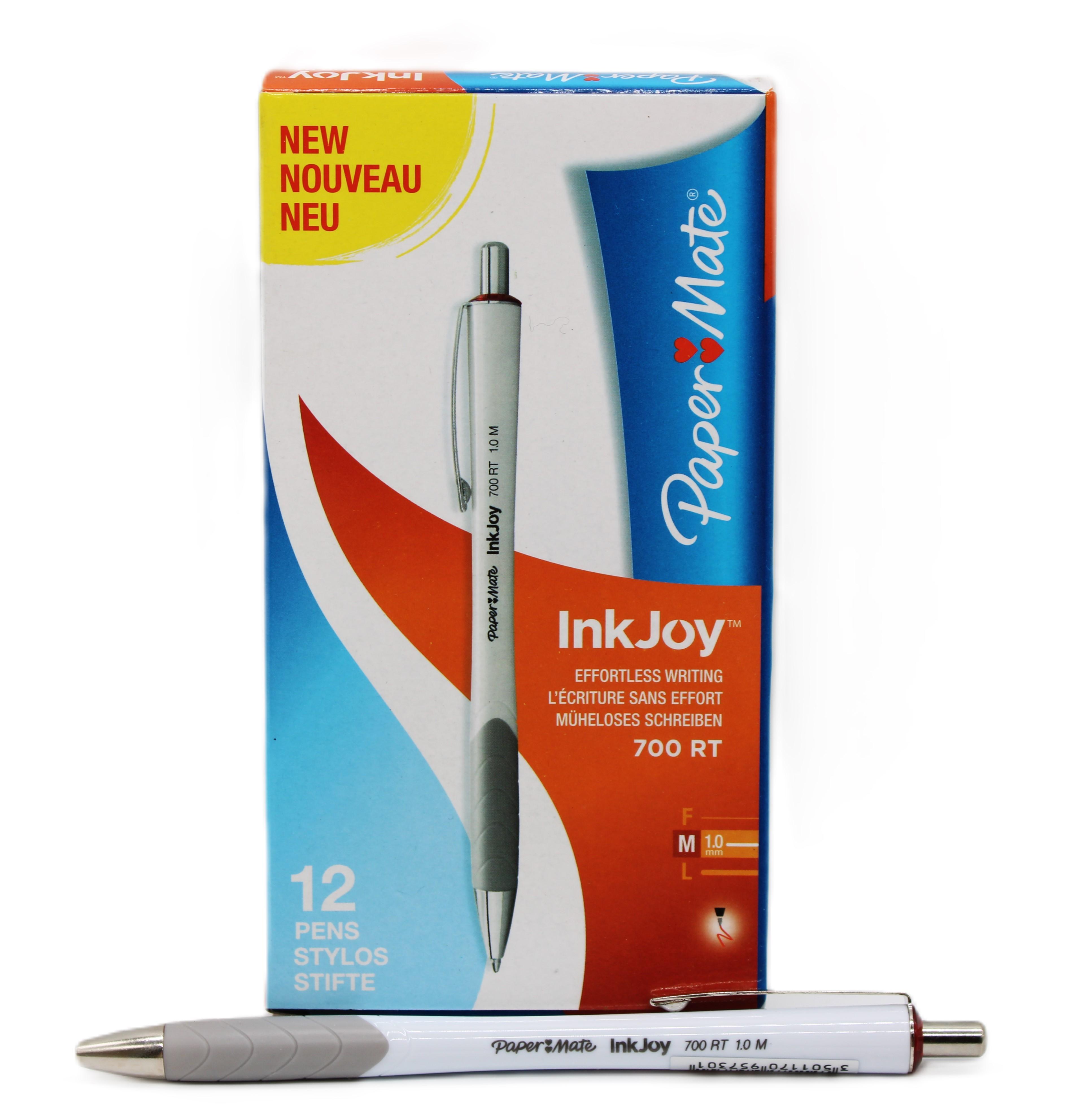 Penna a sfera Paper Mate inkjoy 700 RT rosso confezione da 12