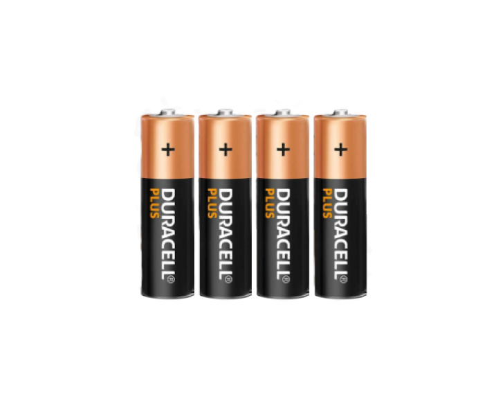 Batterie alcaline Duracell Plus AA blister da 4