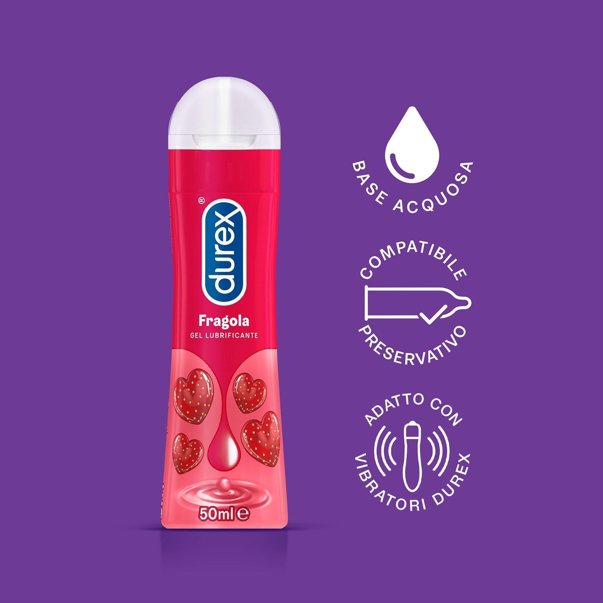 Gel lubrificante Durex fragola 50ml