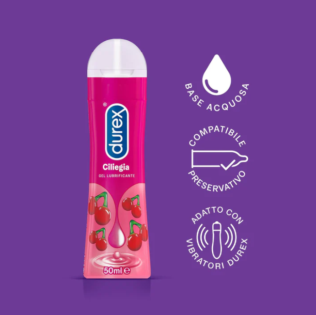 Gel lubrificante Durex ciliegia 50ml