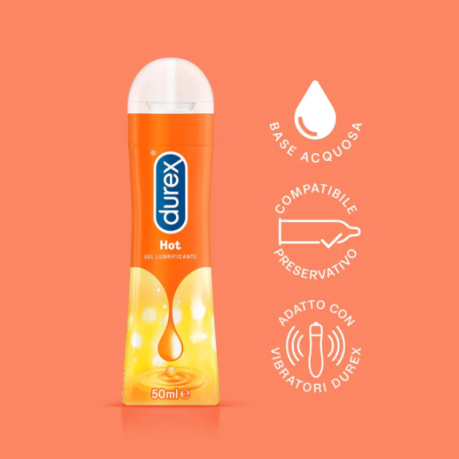 Gel lubrificante Durex Hot 50ml