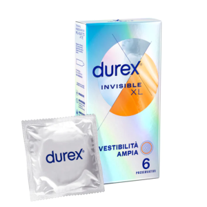 Preservativi  invisible xl confezione da 6