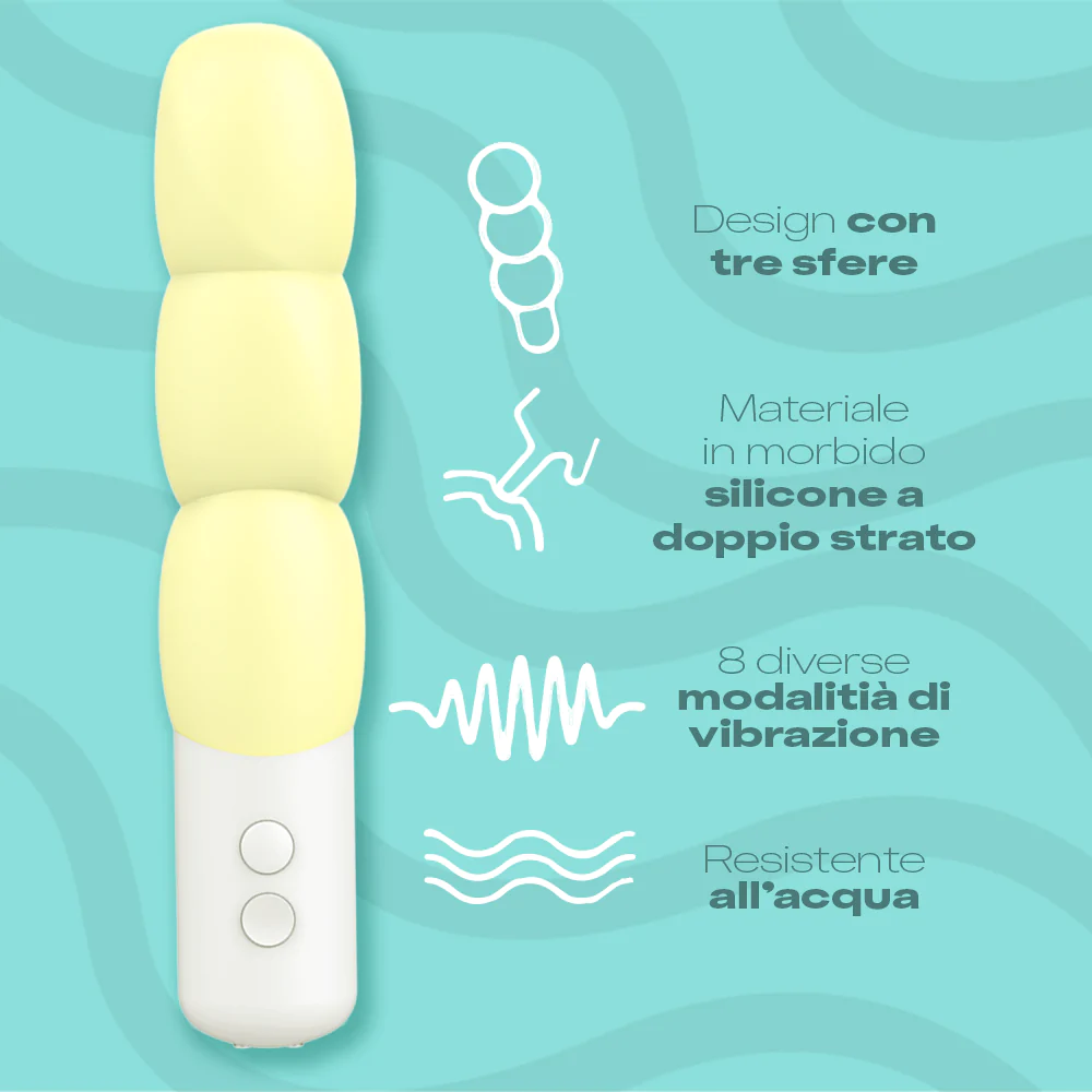 Vibratore Durex sorbett-oh soft yellow