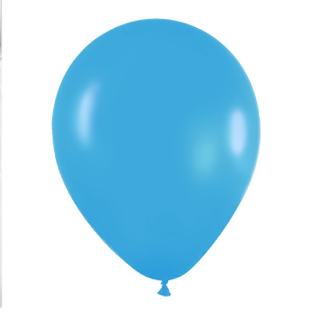 Palloncini colore azzurro 10'' confezione da 12 pezzi