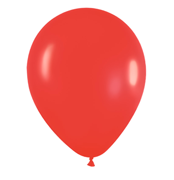 Palloncini colore rosso 10'' confezione da 12 pezzi