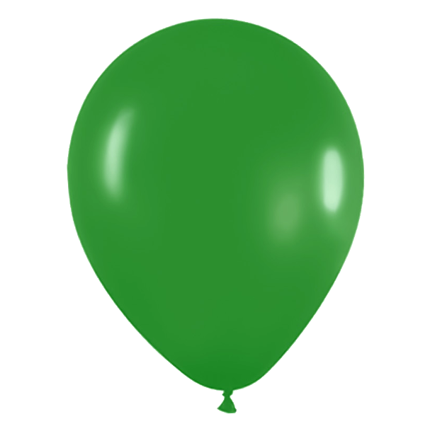 Palloncini colore verde 10'' confezione da 12 pezzi