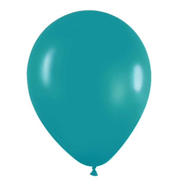 Palloncini colore turchese 10'' confezione da 12 pezzi