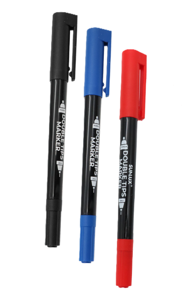 Marcatore Sunlux doppia punta 3 colori