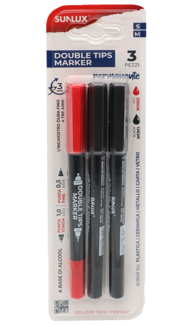 Marcatore Sunlux doppia punta 2 colori