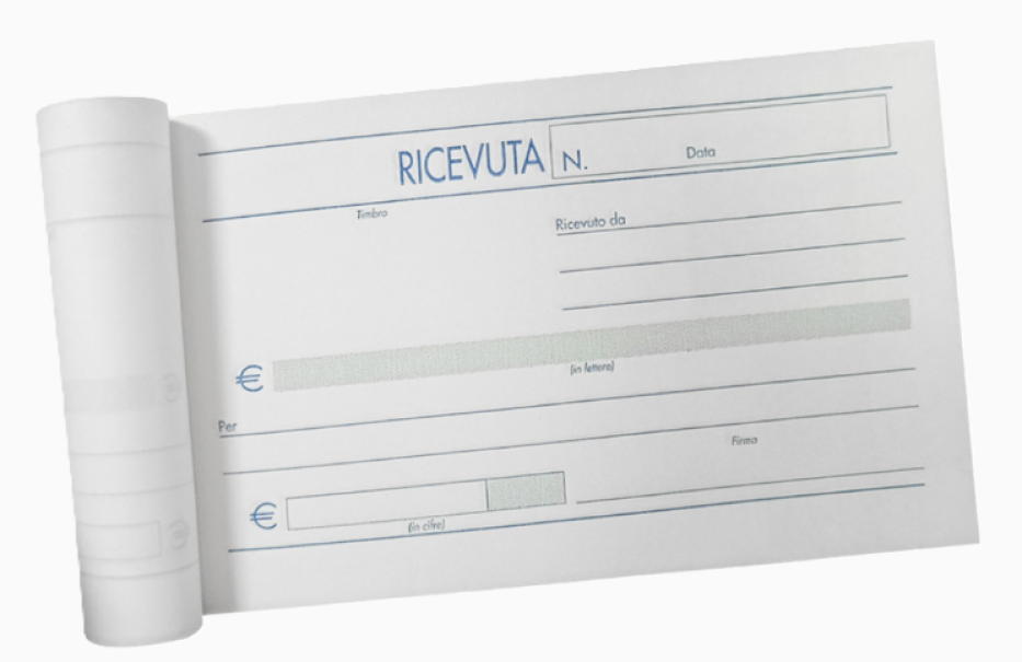 Blocco ricevute generiche 10pz x 50 moduli Sunlux duplice copia