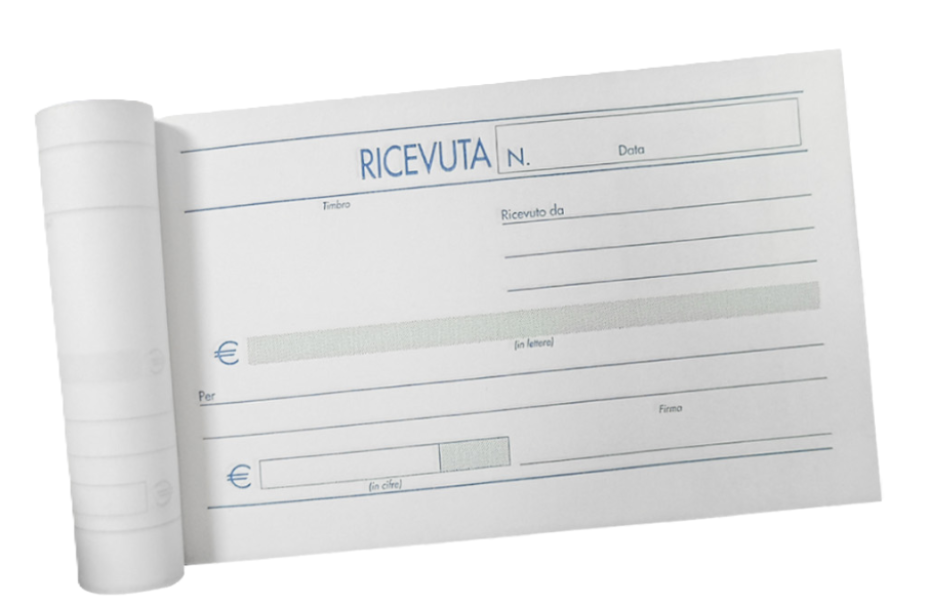 Blocco ricevute generiche 10pz x 50 moduli Sunlux duplice copia