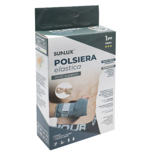 Polsiera elastica  pro plus – supporto per polso con compressione, traspirante e regolabile – ideale per sport, lavoro, tendinite, dolori articolari e recupero