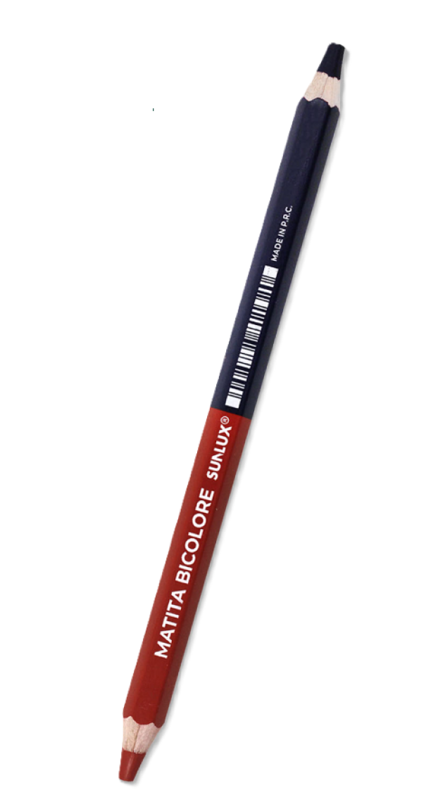 Matita bicolore Giant Sunlux 6.3mm confezione da 12