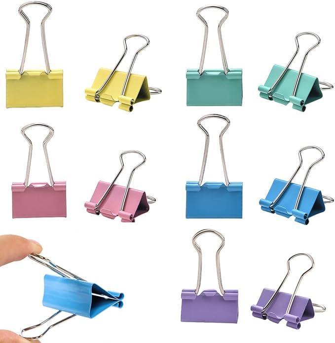 Molle fermacarte 25 mm colori assortiti confezione da 8