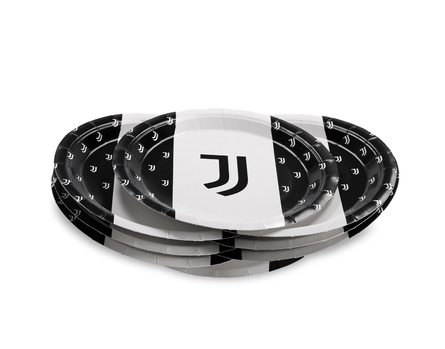 Piatti in carta Juventus 18cm 8 pezzi
