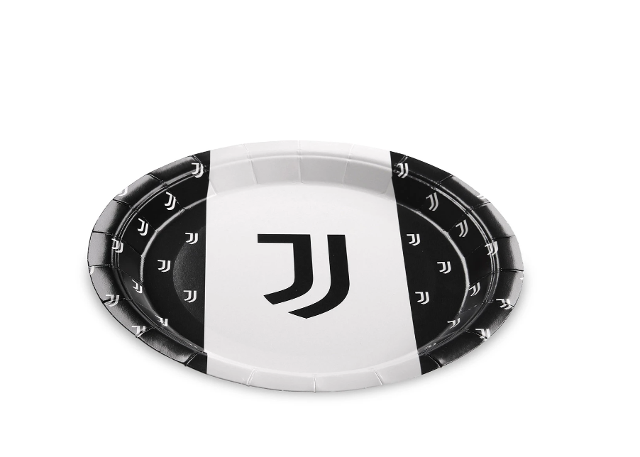 Piatti in carta Juventus 18cm 8 pezzi