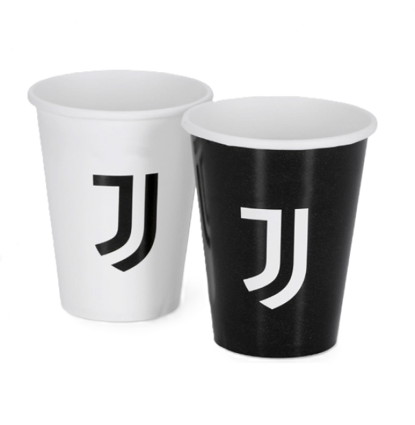 bicchieri-in-carta-Juventus-250ml-8-pezzi-01 Bicchieri in carta Juventus 250ml 8 pezzi