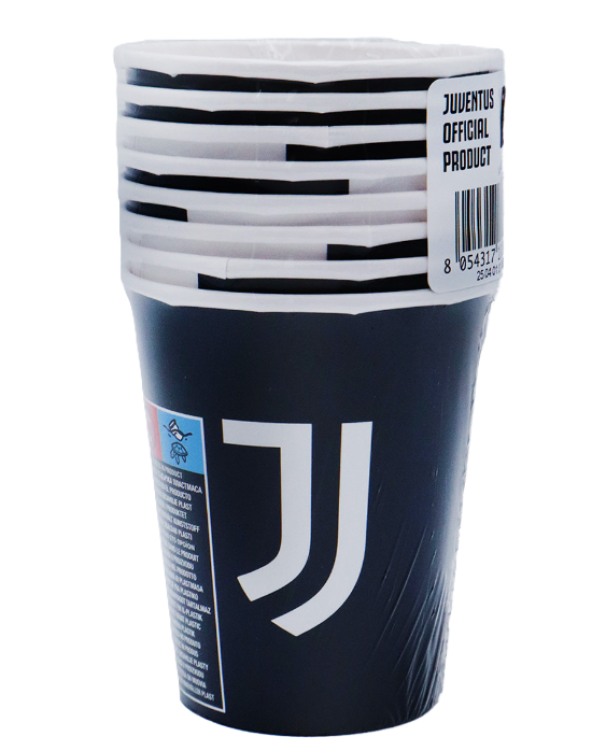 bicchieri-in-carta-Juventus-250ml-8-pezzi-02 Bicchieri in carta Juventus 250ml 8 pezzi