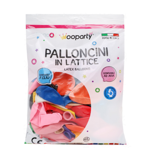 Palloncini colori assortiti 10'' confezione da 50pz