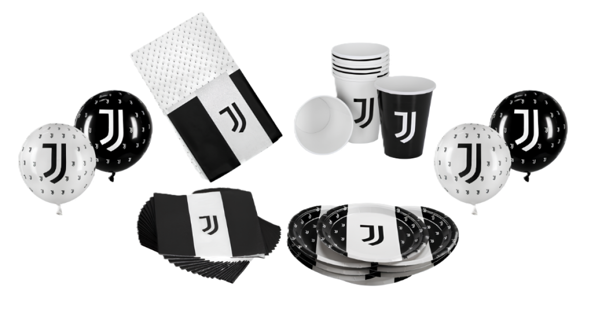 Kit compleanno Juventus 85pz