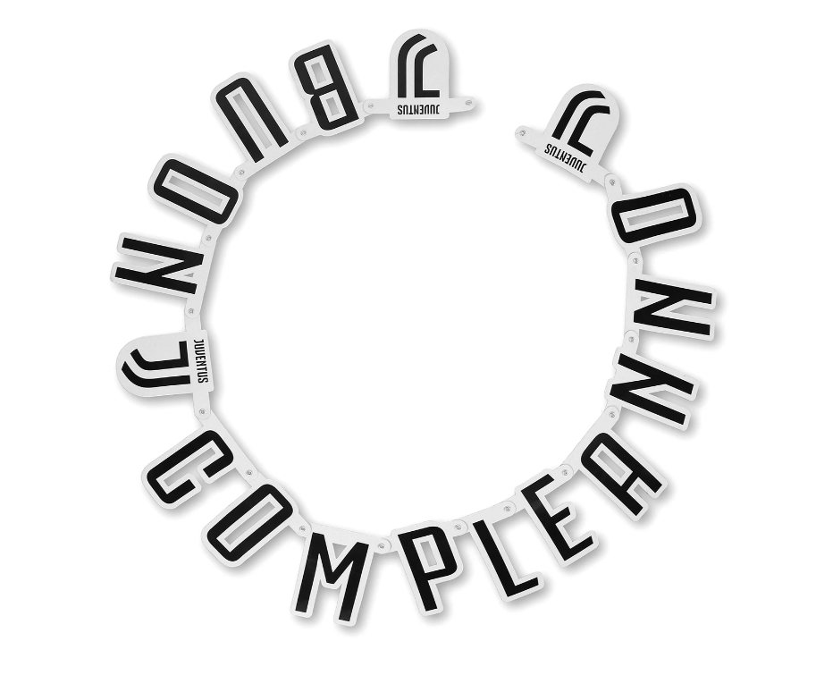 Festone Compleanno Juventus 215x15cm