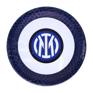 Piatti in carta inter 18cm, confezione da 8 pezzi, decorazione festa a tema inter