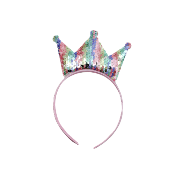 Set party little princess multicolore 3pz (tutu00f9, ali, cerchietto corona)