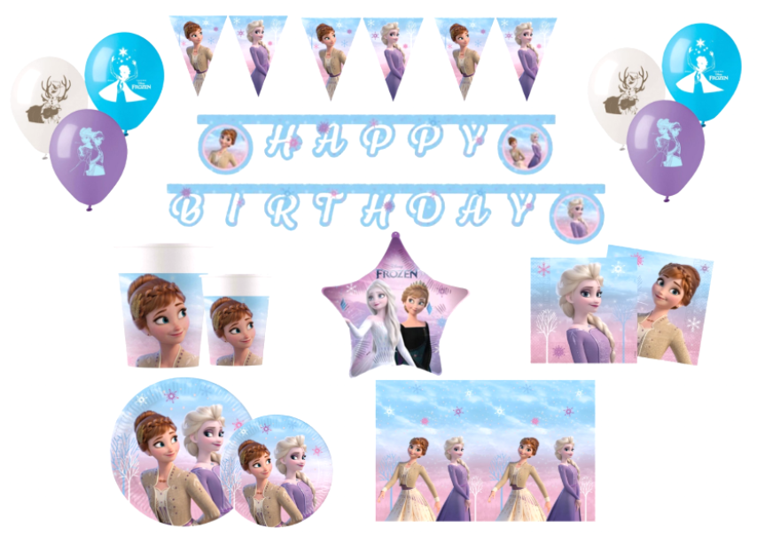 Kit Compleanno Frozen 113pz