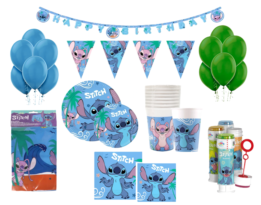 Kit compleanno Stitch 119pz