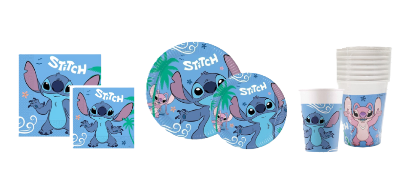 Kit compleanno Stitch 119pz