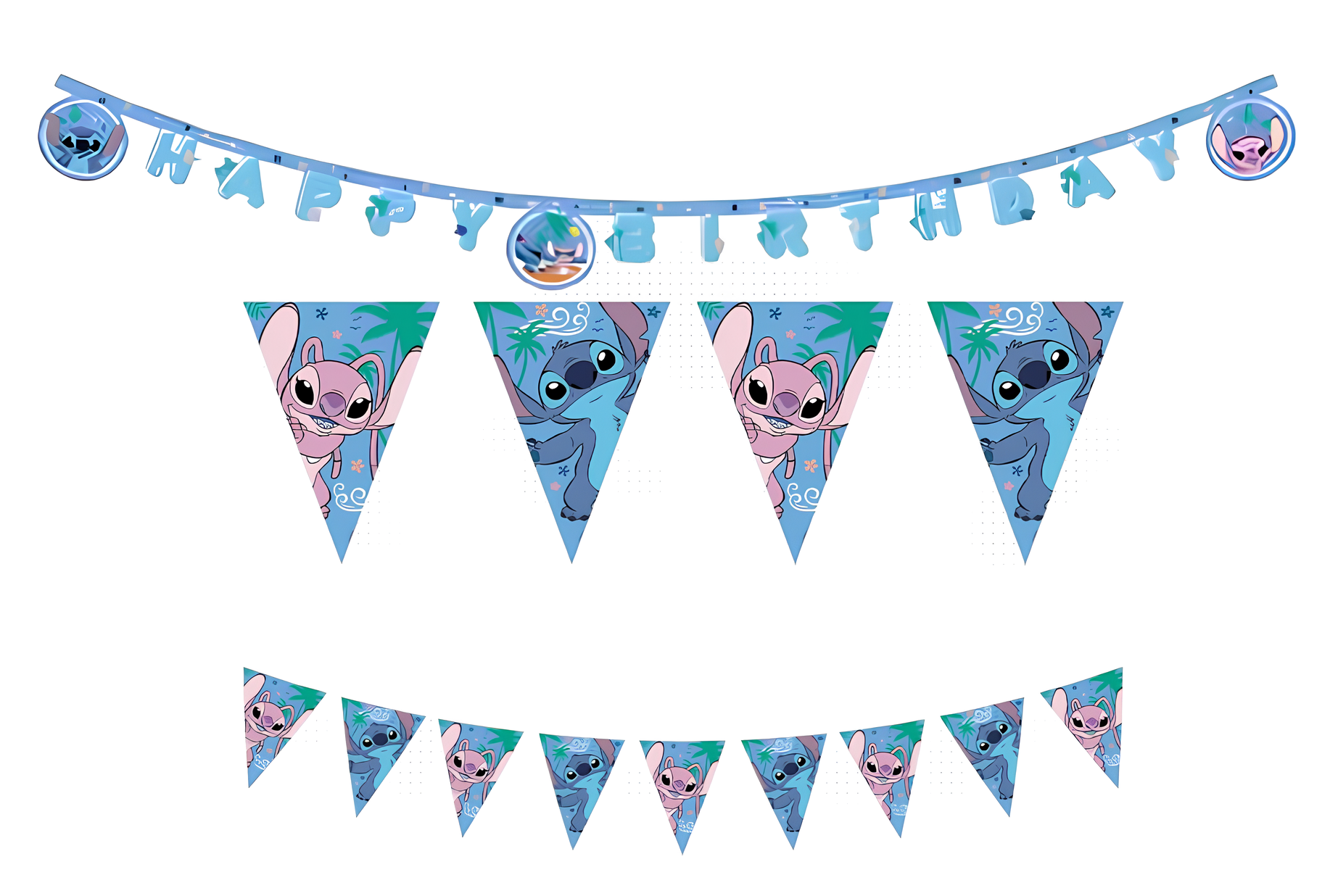 Kit compleanno Stitch 119pz