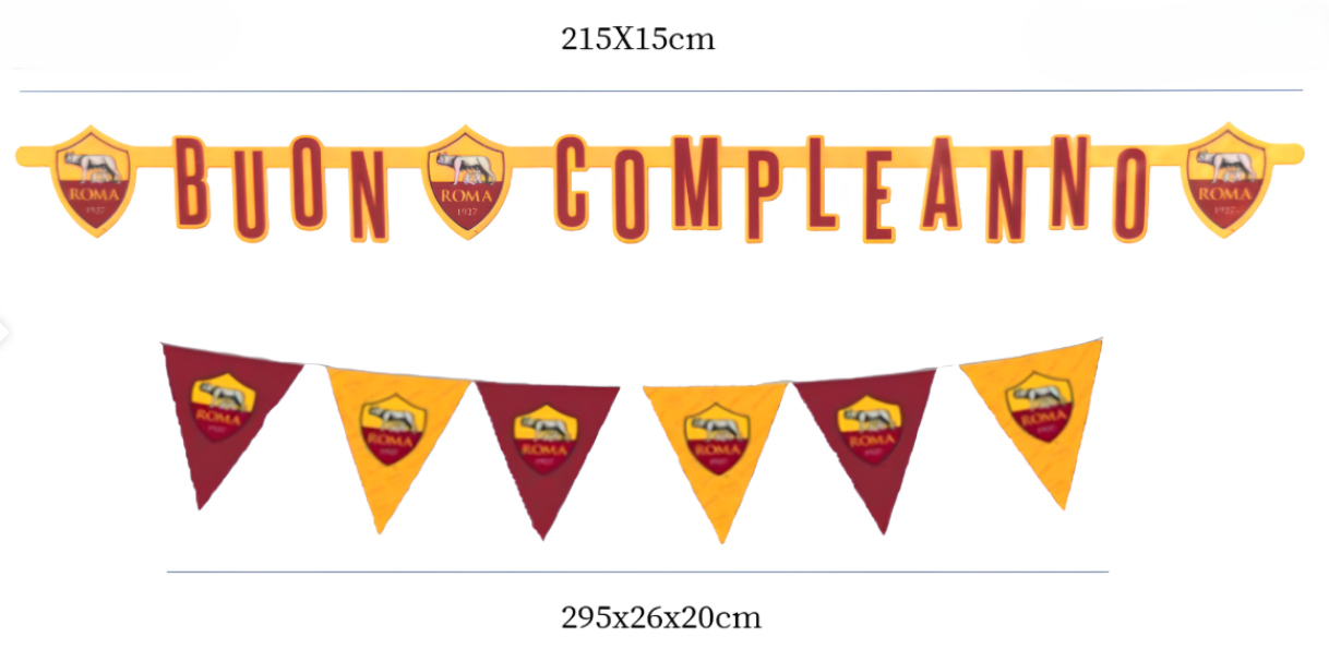 Kit Compleanno Roma 92pz